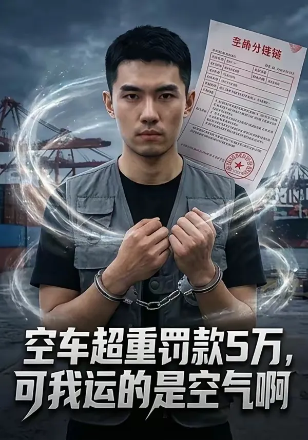 空车超重罚款5万，可我运的是空气啊   Ai