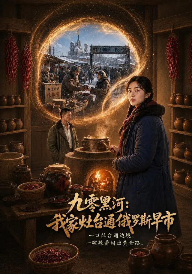 九零黑河：我家灶台通俄罗斯早市